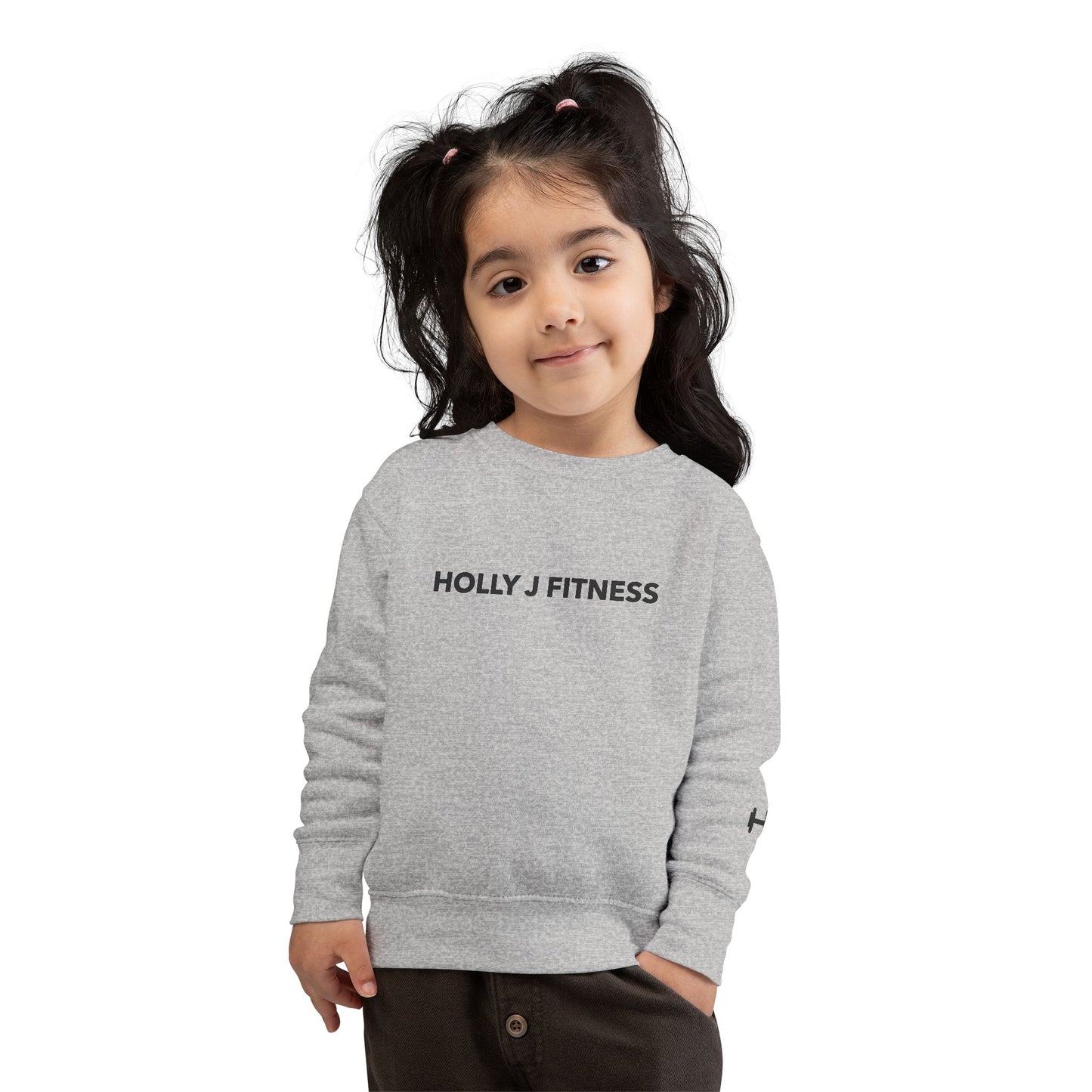 HJF Block Letters Toddler Crewneck Sweatshirt
