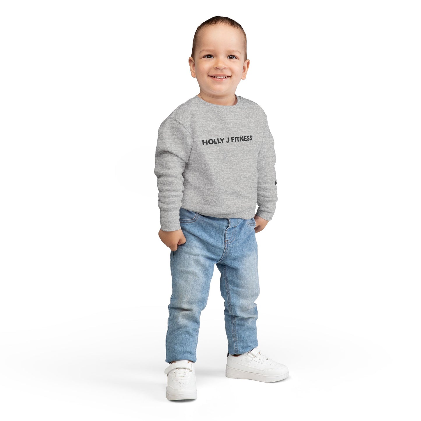 HJF Block Letters Toddler Crewneck Sweatshirt