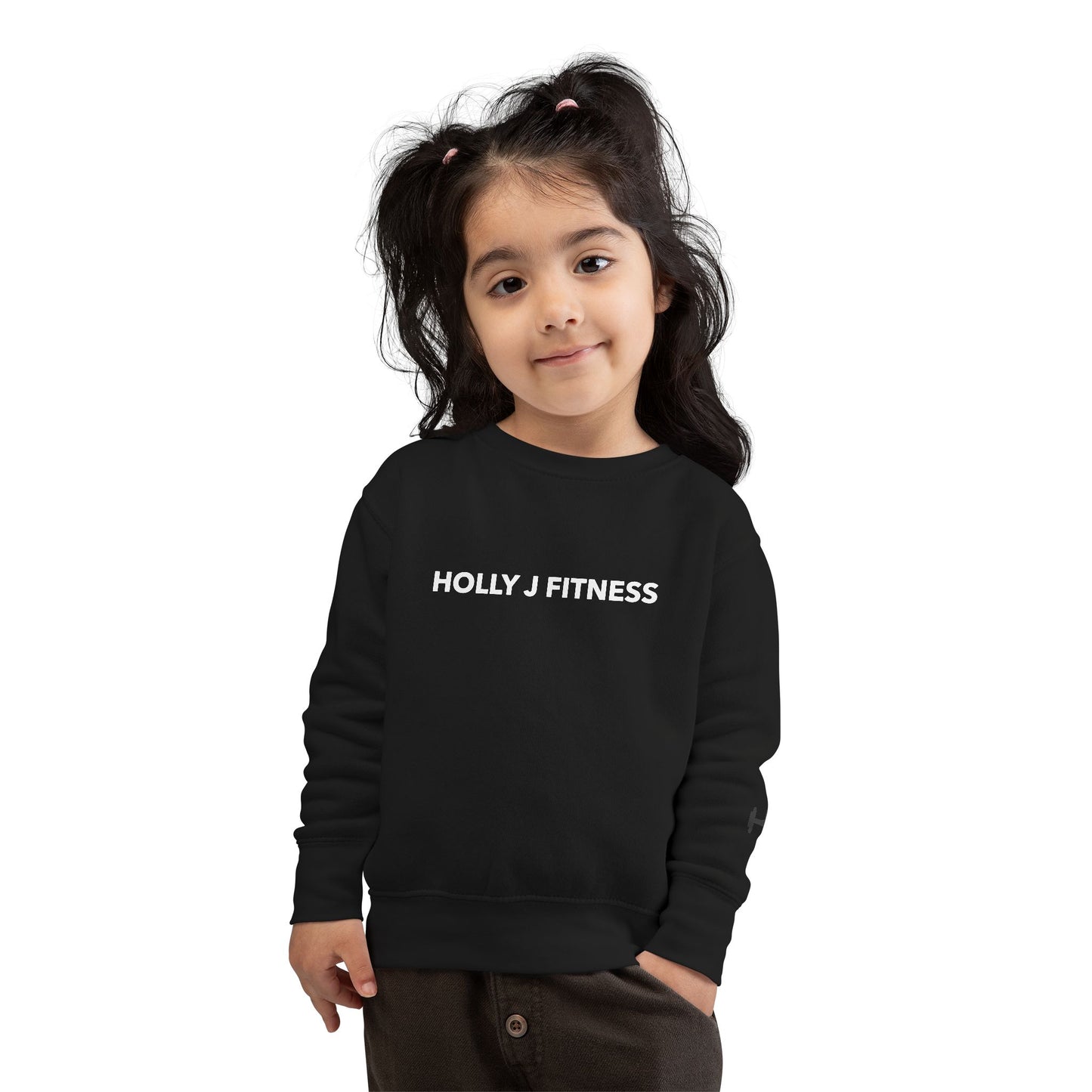 HJF Block Letters Toddler Crewneck Sweatshirt