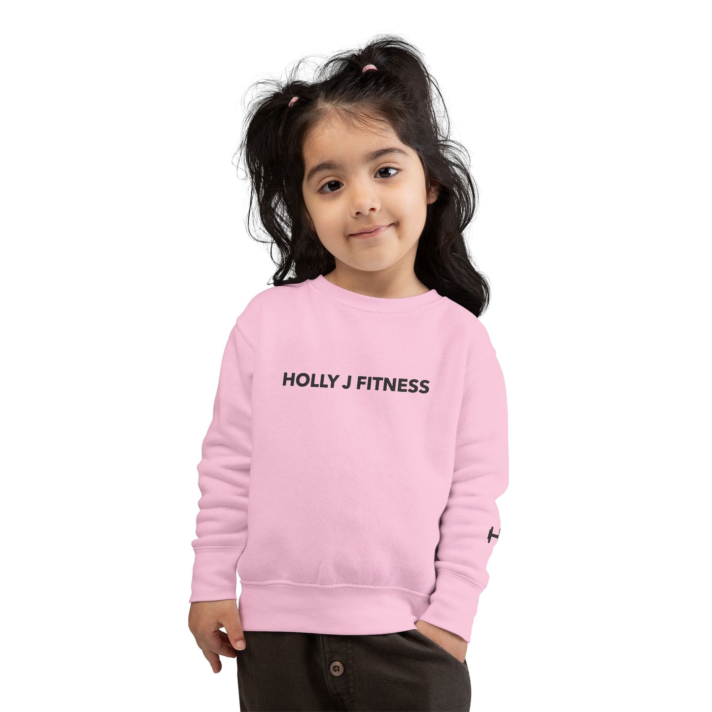 HJF Block Letters Toddler Crewneck Sweatshirt