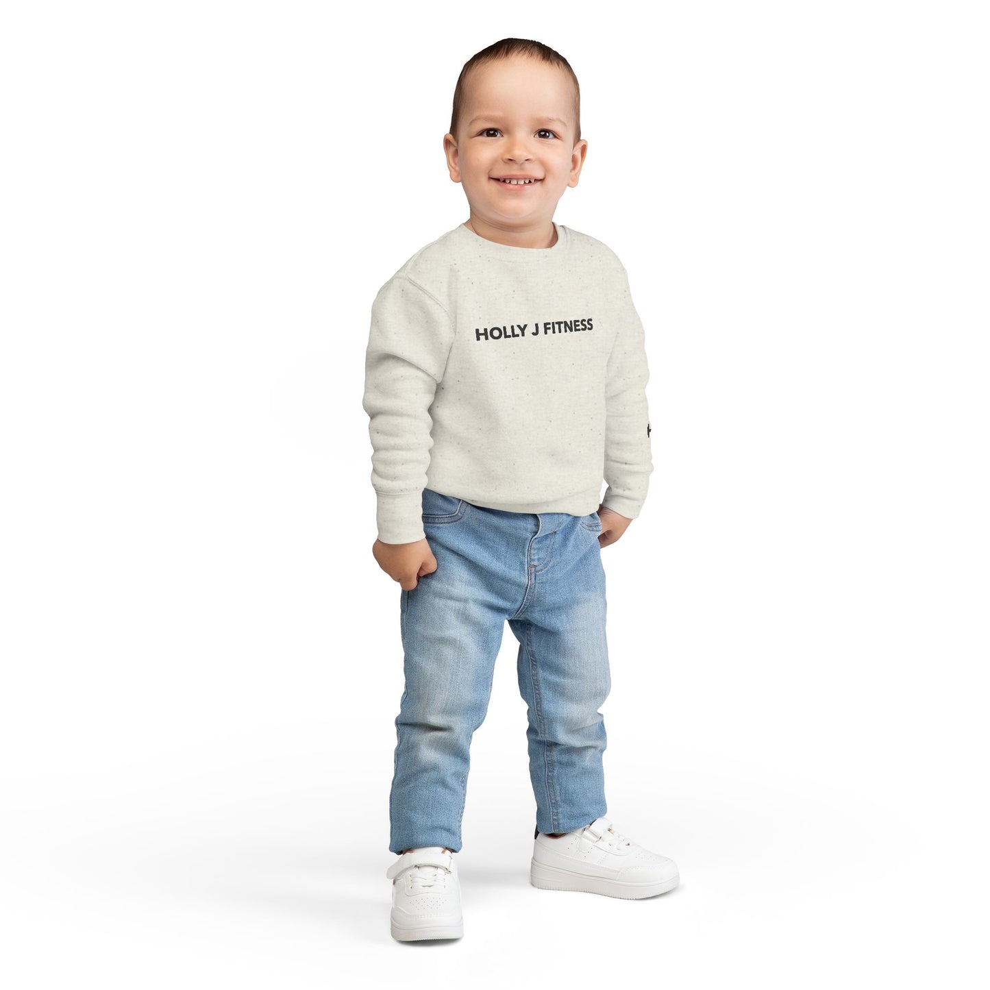 HJF Block Letters Toddler Crewneck Sweatshirt