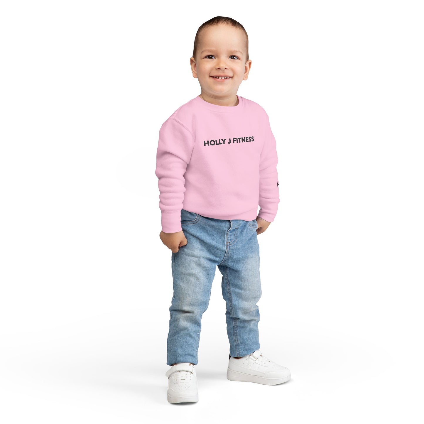 HJF Block Letters Toddler Crewneck Sweatshirt