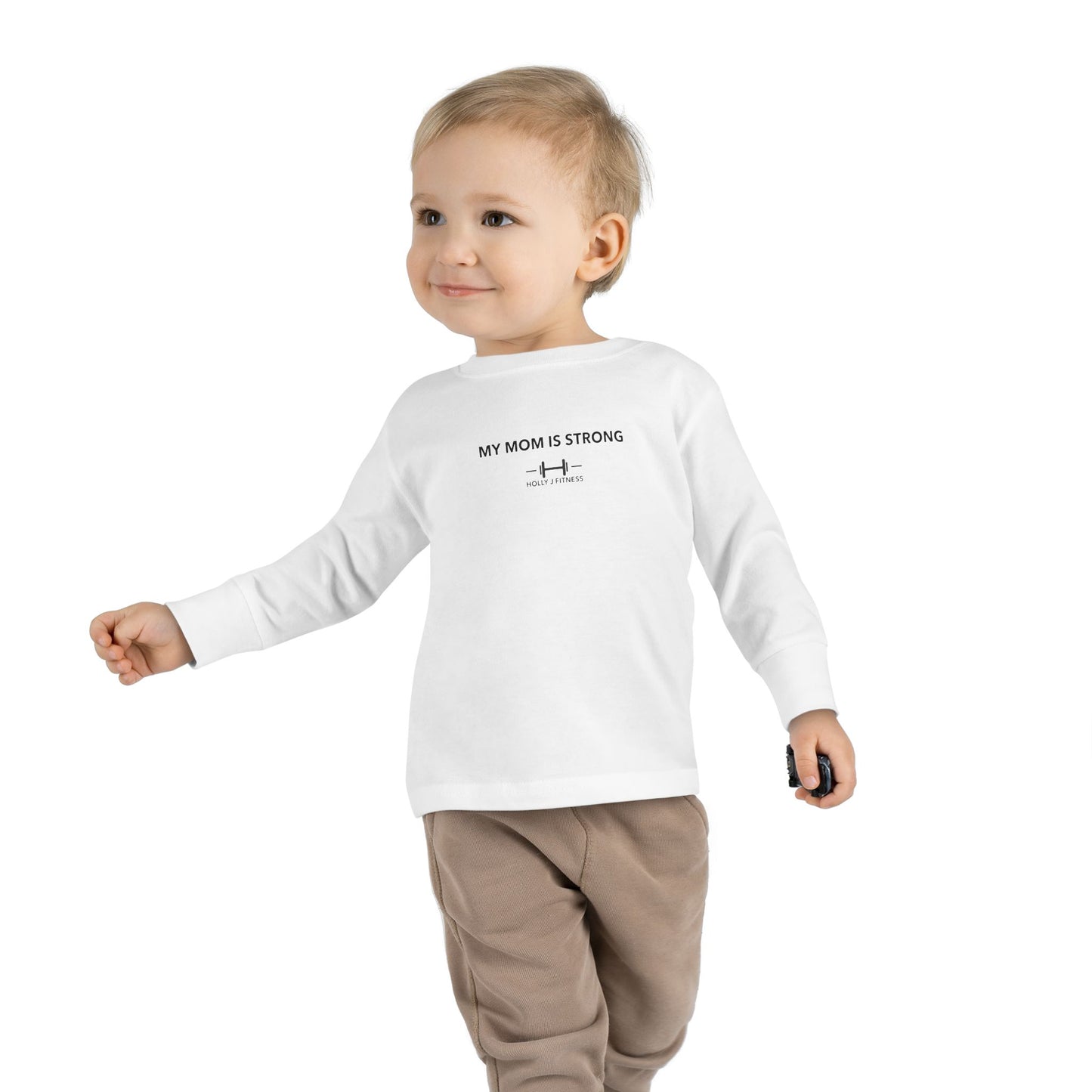 My Mom is Strong Toddler Long Sleeve Tee