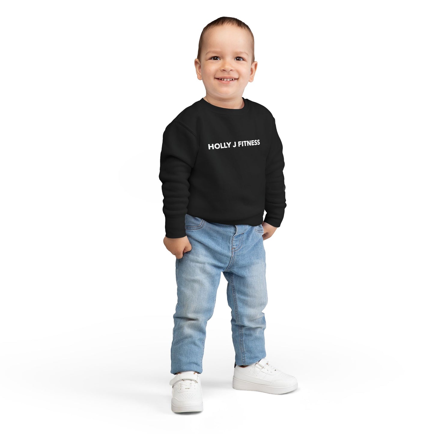 HJF Block Letters Toddler Crewneck Sweatshirt
