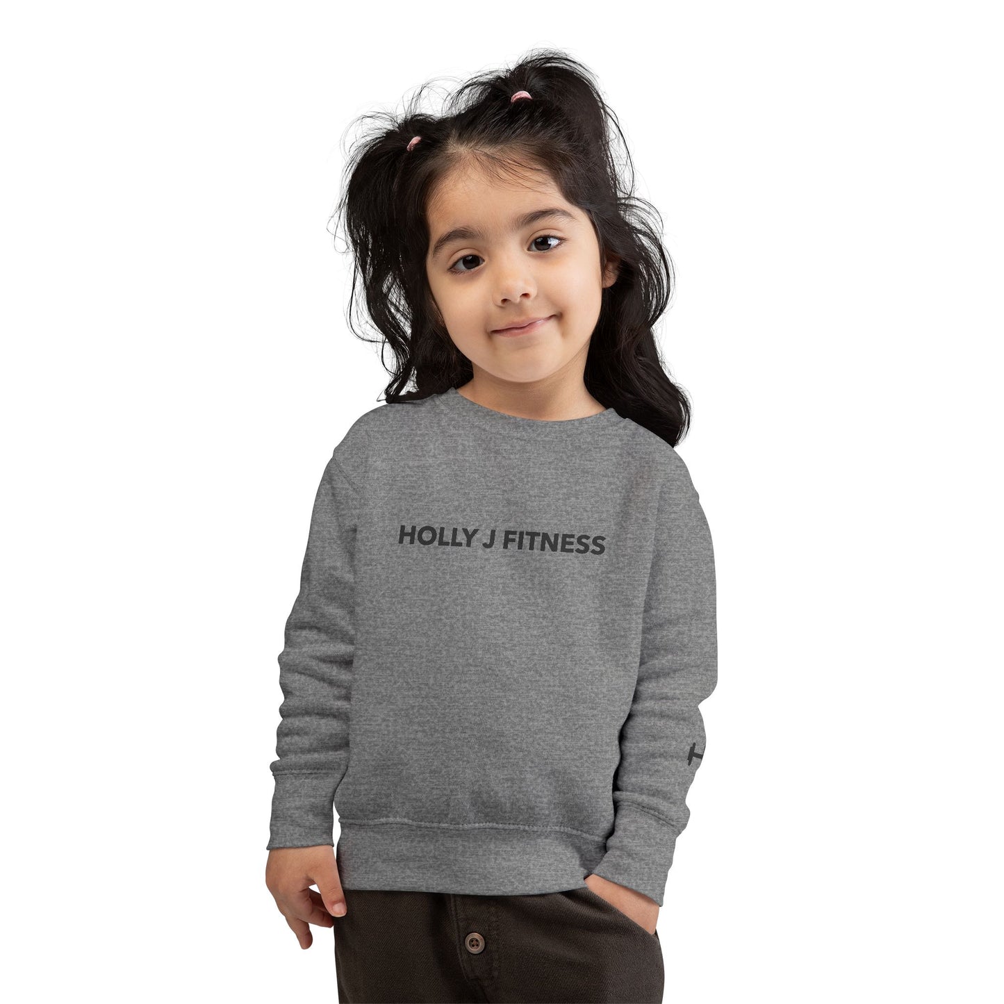 HJF Block Letters Toddler Crewneck Sweatshirt