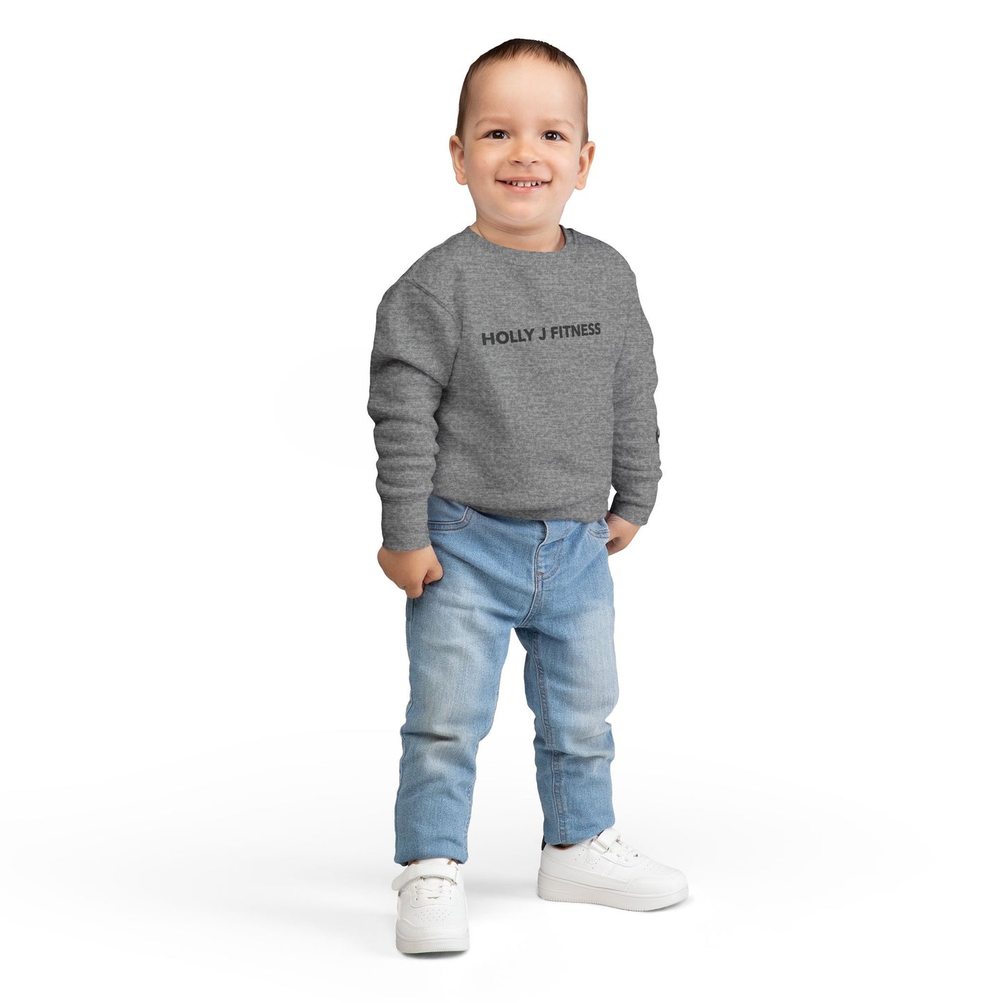 HJF Block Letters Toddler Crewneck Sweatshirt